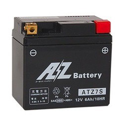 AZ Battery(AZバッテリー) バイク 密閉型MFバッテリー ATZ7S (液入充電済) スマートDio｜クレアスクーピー｜ズーマー｜ジャイロX(TD02)｜