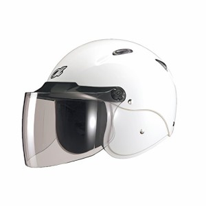 マルシン工業(Marushin) バイク ヘルメット ジェットヘルメット セミジェットヘルメット M-204 ホワイト フリー  