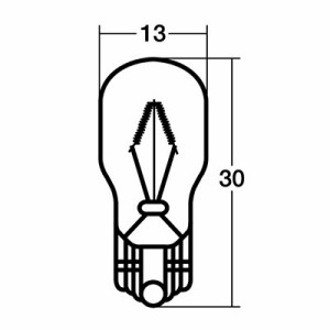 EnergyPrice(エナジープライス) バイク 電球 ウィンカー・テール球 12V10W ウエッジ NBV001