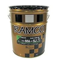 RAMCO(ラムコ) バイク 4ストエンジンオイル 4サイクルオイル (MA/SJ 10W-40) 20L  