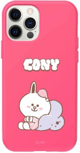 [LINE FRIENDS 公式ライセンス品] iPhone 12 ケース 12 Pro ソフト ケース ライン フレンズ [ コニー マット仕上げ TPU アイフォン 12 プ