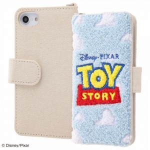 iPhone8/7/6s/6『ディズニー・ピクサー』/サガラ刺繍手帳型/スマホケース帆布/『トイ・ストーリー/ロゴ』(キャラクター グッズ)