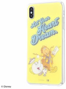 iPhoneXs Max スマホケース/『ディズニー キャラクター キャラ かわいい』/TPU/スマホケース背面パネル/『美女と野獣/夢を教えて』(キャ