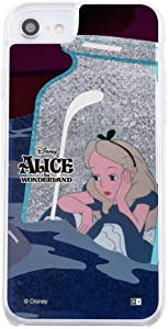 イングレム iPhone 8/7 / 6s / 6 スマホケース 『ディズニー』 キラキラ ラメ グリッター 耐衝撃  TPU ソフト  『ふしぎの国のアリス/Sit