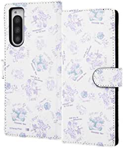 イングレム Xperia 5 ケース ディズニー ピクサーキャラクター 手帳型 アートケース マグネット/モンスターズ インク20 (SOV41/SO-01M 対