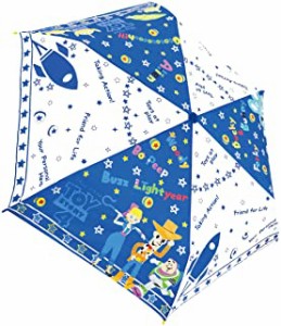 ディズニー 折りたたみ傘 子供用 手開き キャラクター 折畳傘 トイストーリー ブルーポップ 53cm 90322(キャラクター グッズ)