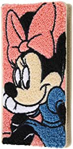 イングレム iPhone 12 mini /ディズニー/手帳型 スマホケース サガラ刺繍 ミラー付き ICカード収納 Dリング付き/『ミニーマウス』(キャラ