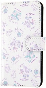 イングレム iPhone 12 mini 『ディズニー・ピクサーキャラクター』/耐衝撃 手帳型アートケース カバー マグネット ICカード収納 大きめ収