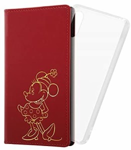 Xperia Ace II 『ディズニーキャラクター』/手帳型 FLEX CASE ホットスタンプ/『ミニーマウス』(キャラクターグッズ)