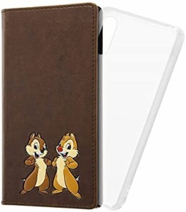 Xperia Ace II 『ディズニーキャラクター』/手帳型 FLEX CASE ポップアップ/『チップ＆デール』(キャラクターグッズ)