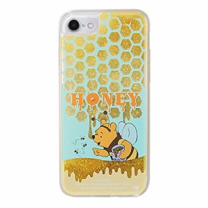 iPhone SE(第2世代)/8 / 7 / 6s / 6 / ディズニー  プーさん /ラメ グリッターケース/HONEY(キャラクターグッズ)