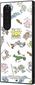 イングレム Xperia 5 III /『ディズニー・ピクサーキャラクター』/耐衝撃ハイブリッドケース KAKU/『トイ・ストーリー/総柄』(キャラクタ