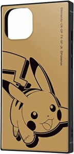 iPhone 14 / 13 / 『ポケットモンスター』/耐衝撃ハイブリッドケース KAKU / ピカチュウ_サトシ IQ-PP36K3TB/PK37(キャラクターグッズ)