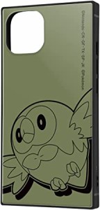 iPhone 14 / 13 / 『ポケットモンスター』/耐衝撃ハイブリッドケース KAKU / モクロー_サトシ IQ-PP36K3TB/PK41(キャラクターグッズ)