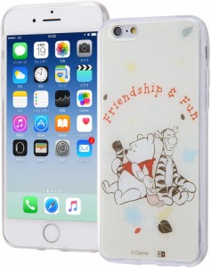 iPhone 6/6s ディズニーキャラクター/TPU スマホケース 背面パネル/くまのプーさん20(キャラクターグッズ)