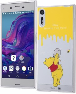 Xperia XZS スマホケース/Xperia XZ スマホケース ディズニー/TPU/スマホケース 背面パネル/くまのプーさん22(キャラクター グッズ)