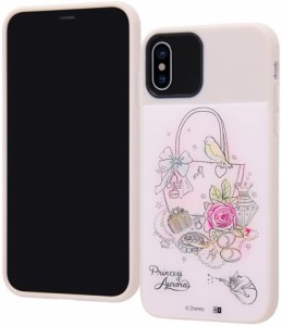 iPhone XS ケース/iPhone X ケース ディズニー 耐衝撃ケース キャトル パネル オーロラ_2(キャラクターグッズ)