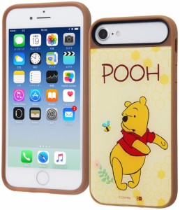 iPhone 8/7/6s/6 ディズニー/【 耐衝撃 衝撃吸収 強い タフ/スマホケースキャトル パネル/『くまのプーさん』_3(キャラクター グッズ)