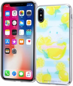 iPhone XS/iPhone X ケース サンリオ クリア ソフト スマホケース背面パネル シナモロール4(キャラクターグッズ)