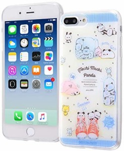 iPhone 8 Plus/7 Plus もちもちぱんだ/TPU/スマホケース +背面パネル/もちもちぱんだ3(キャラクター グッズ)