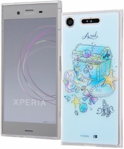 Xperia XZ1/ディズニー OTONA/TPU/スマホケース 背面パネル/『アリエル』_1 IJ-RXZ1TP/AR001(キャラクター グッズ)