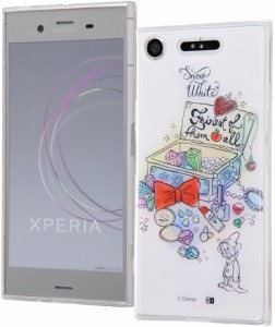 Xperia XZ1/ディズニー OTONA/『白雪姫』_1 鮮やか/耐衝撃/スマホケース/(キャラクター グッズ)