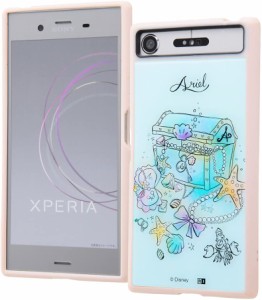 Xperia XZ1/ディズニー OTONA/耐衝撃/スマホケース キャトル/『アリエル』_1(キャラクター グッズ)