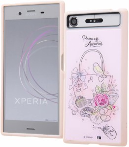 Xperia XZ1/ディズニー OTONA/耐衝撃/スマホケース キャトル/『オーロラ』_1(キャラクター グッズ)