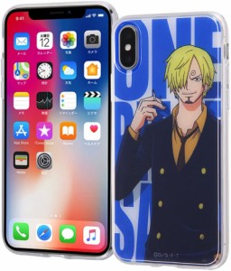 iPhoneXs スマホケース/iPhoneX スマホケース ワンピース クリア ソフトケース 背面パネル サンジ1(キャラクター グッズ)