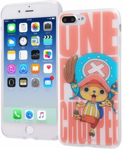 iPhone 8 Plus/7 Plus ワンピース/TPU/スマホケース +背面パネル/チョッパー1 IJ-OP7PTP/CH01(キャラクター グッズ)