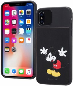 iPhone X/ディズニーキャラクター/耐衝撃ケース キャトル ポップアップ/『ミッキーマウス』_1(キャラクターグッズ)