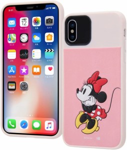 iPhoneX/ディズニー/耐衝撃/スマホケース キャトル ポップアップ/『ミニーマウス』_1(キャラクター グッズ)