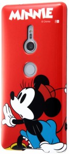 XperiaXZ2 ディズニー/TPU/ソフト/スマホケース Colorap/ミニー IN-RXZ2CP1/MN(キャラクター グッズ)