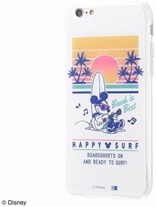 iPhone 6s ケース/iPhone 6 ケース /『ディズニー』/TPU スマホケース 背面パネル/『ミッキーマウス/夏の夕日』(キャラクターグッズ)