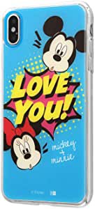 iPhone XS Max ケース /ディズニー ミッキー ミニー/TPU スマホケース 背面パネル/Love You _1(キャラクターグッズ)