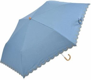 Nifty Colors(ニフティカラーズ) 日傘 折りたたみ傘　ブルー 50cm