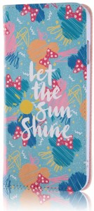 iPhone7 スマホケース/ディズニー 手帳型/ミニーマウス let the sunshine IJ-DP7LC/MN003(キャラクター グッズ)