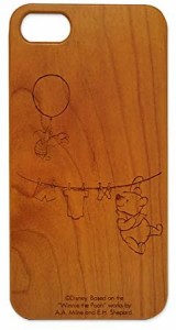 ディズニー（くまのプーさん）木製iPhone 7 スマホケース/スマートフォンケース　(キャラクター グッズ)