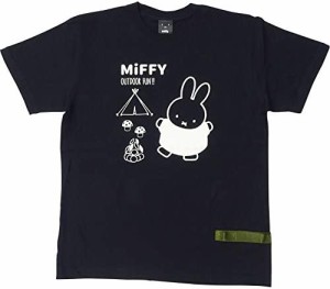 ミッフィー キャンプシリーズ Tシャツ キャンプ ブラック Mサイズ(キャラクターグッズ)