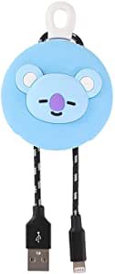 BT21 ライトニングケーブル KOYA 充電 データ転送 対応 MFi認証 ビーティ―トゥエンティワン バッグチャーム風 公式ライセンス/正規代理