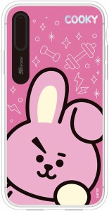 並行輸入品/iPhone XS/X ケース BT21 GRAPHIC LIGHT UP CASE FACE COOKY（ビーティ?イシビル グラフィックライトアップケース フェイス）