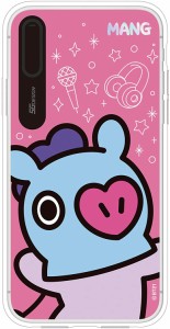 並行輸入品/iPhone XS/X ケース BT21 GRAPHIC LIGHT UP CASE FACE MANG（ビーティ?イシビル グラフィックライトアップケース フェイス）