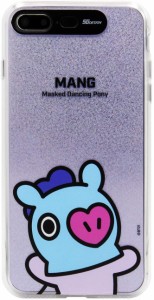 BT21(ビーティー21) iPhone 8/7 BT21 LIGHT UP BASIC_MANG KCB-LUB007, パープル h138.4×w67.3×d7.3mm(対応機種サイズ)(キャラクターグ