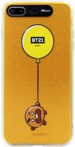 BT21 iPhone 8 Plus/iPhone 7 Plus ケース LIGHT UP HANG OUT SHOOKY LEDで光る アイフォン カバー 5.5インチ ワイヤレス充電対応【公式
