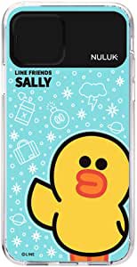 LINE FRIENDS iPhone 11 ケース LEDで光る LIGHT UP CASE ベーシック サリー (ラインフレンズ) 開閉式スライドでカメラレンズ保護 アイフ