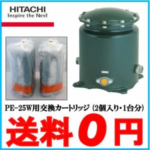 日立 井戸水 浄水器 ろ過器 井戸ポンプ用浄水器 交換カートリッジ E-25X (2個入り・1台分)