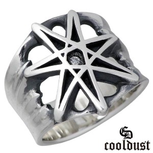 クールダスト cooldust FUNKOUTS リング 指輪 メンズ seven pointed star シルバー スター 星 17〜21号 FCR-082