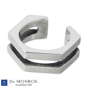 ドクターモンロー Dr MONROE シルバー イヤーカフ メンズ レディース 1個売り 片耳用 プレゼント EC-08-SV