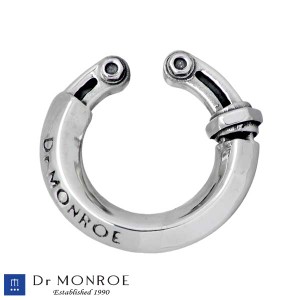 ドクターモンロー Dr MONROE シルバー イヤーカフ メンズ レディース 1個売り 片耳用 プレゼント EC-12-SV