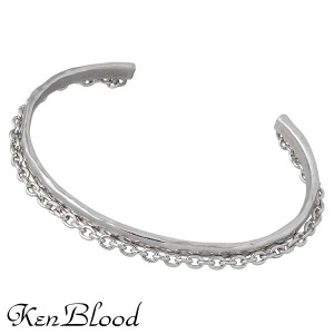 ケンブラッド KEN BLOOD シルバー ブレスレット メンズ バングル KP-383SV